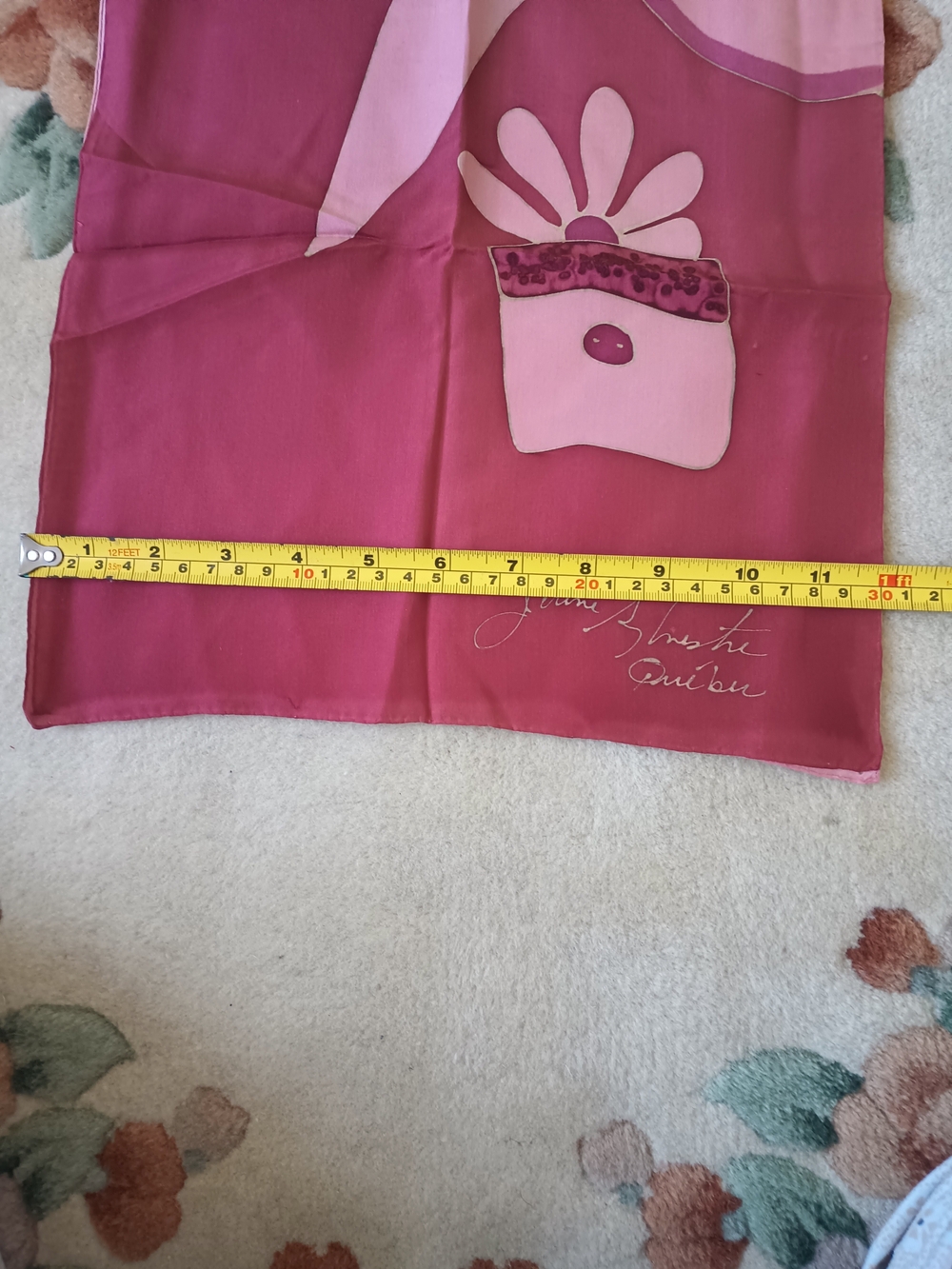 Women's Silk Scarf - Picture 8 of 9